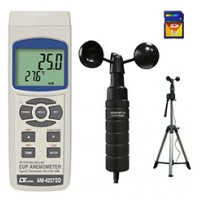 Thiết bị đo tốc độ gió, nhiệt độ môi trường AM-4257SD