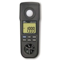 Thiết bị đo tốc độ gió, ánh sáng, độ ẩm, nhiệt độ môi trường LM-8100