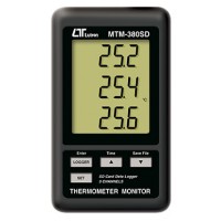 Máy đo nhiệt độ 3 kênh, ghi dữ liệu LUTRON MTM-380SD